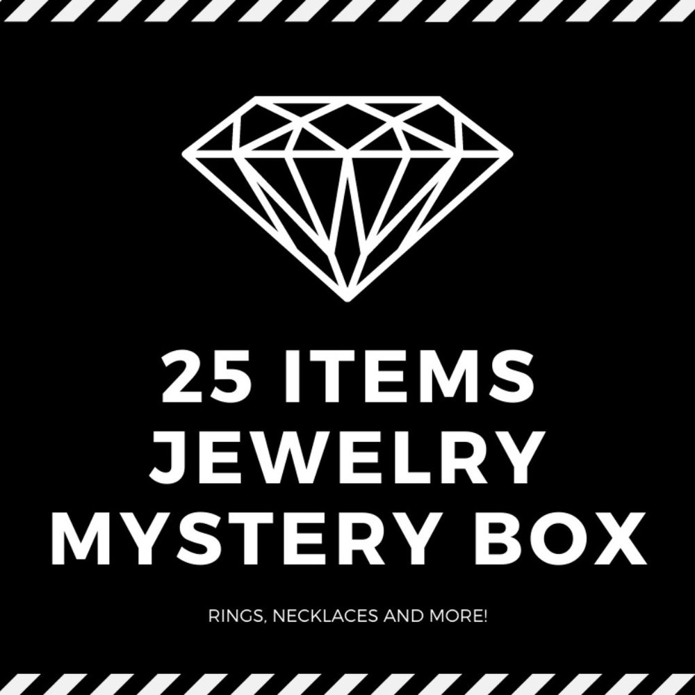 25 item jewelry mystery box